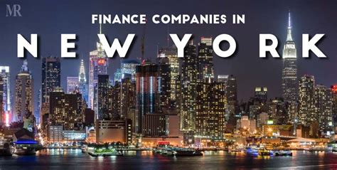 finance companies in new york